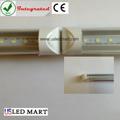 3ft 18w T8 LED Tube Light with Bracket(Integrated) - Natural White (Day Light) - 6500K