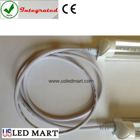 4ft T8 LED Tube Light with Bracket(Integrated) 6500K / 5500K Clear / Stripy