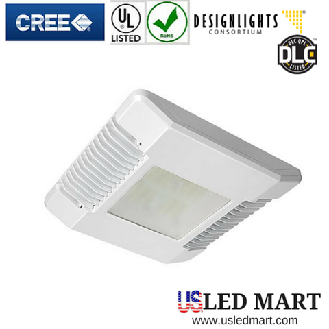 CREE CPY250-A-DM-F-B-UL-W Gas Station LED Canopy - Flat lens