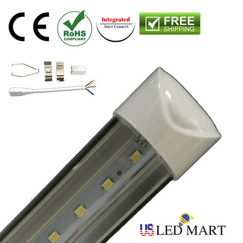 2ft 9w T8 LED Tube Light with Bracket(Integrated) - Natural White (Day Light) - 6500K
