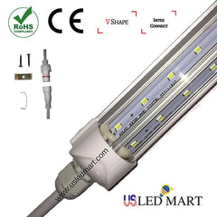 V Shape LED Cooler Door Light for Commercial Cooler or freezer retrofit