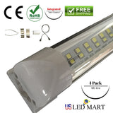Replace flourescent fixtures with 8ft 44w Integrated LED tube light and save 80% of energy