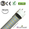 10 Pack - 4ft 22w T8 LED Tube Light with Base G13/Bi-Pin double Row LED 6500K / 5500K DLC Approved